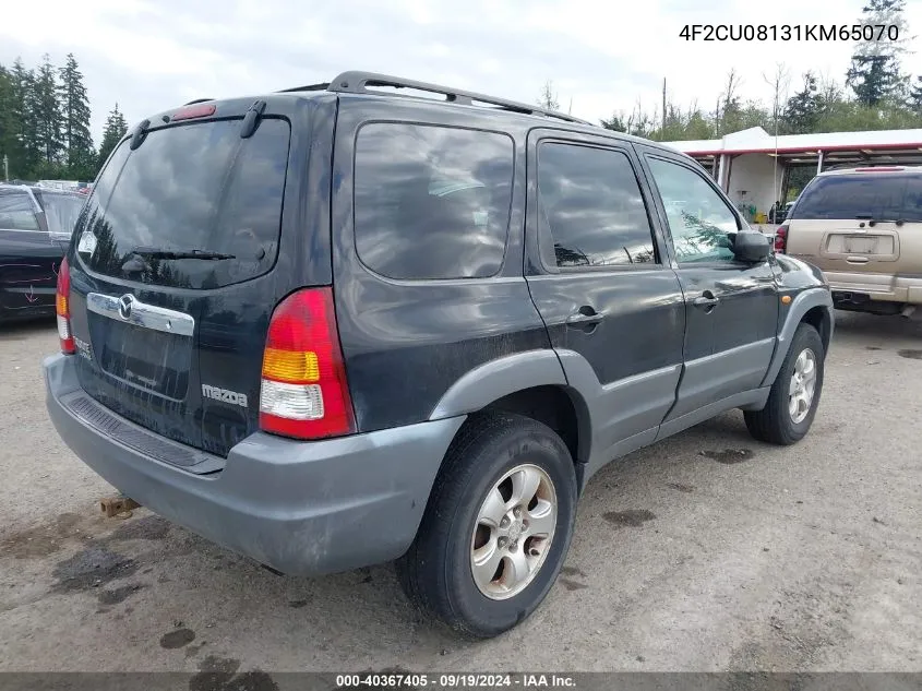 4F2CU08131KM65070 2001 Mazda Tribute Es V6/Lx V6