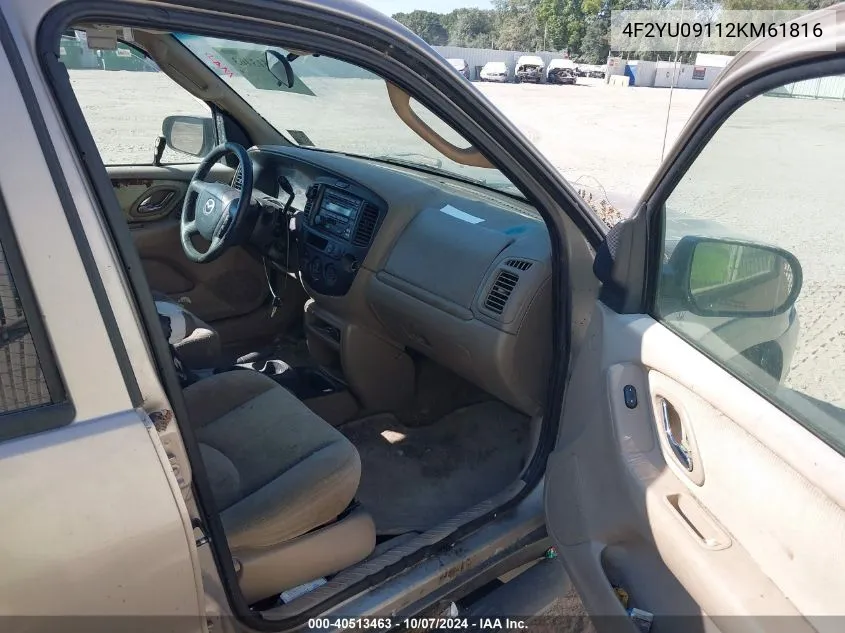 4F2YU09112KM61816 2002 Mazda Tribute Es V6/Lx V6