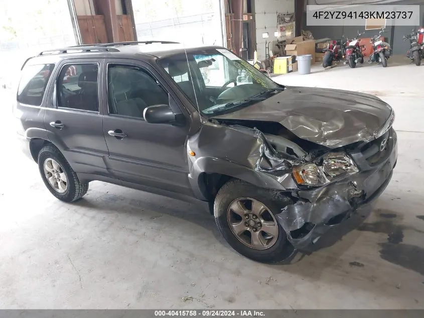 4F2YZ94143KM23737 2003 Mazda Tribute Lx V6