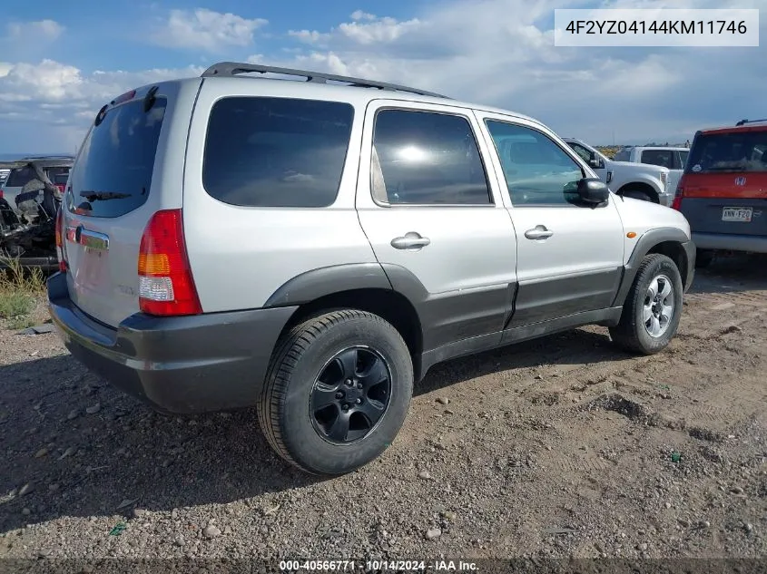 2004 Mazda Tribute Lx V6 VIN: 4F2YZ04144KM11746 Lot: 40566771