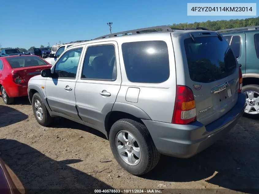 4F2YZ04114KM23014 2004 Mazda Tribute Lx V6