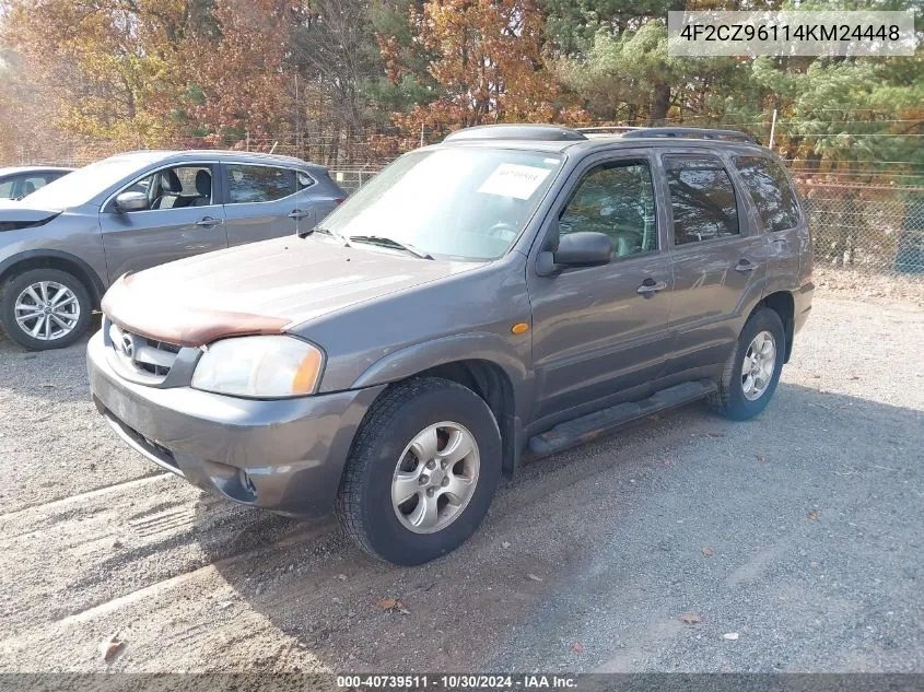 2004 Mazda Tribute Es VIN: 4F2CZ96114KM24448 Lot: 40739511