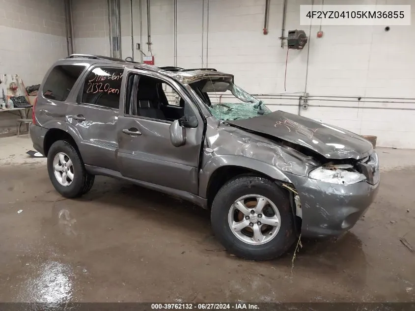 4F2YZ04105KM36855 2005 Mazda Tribute S