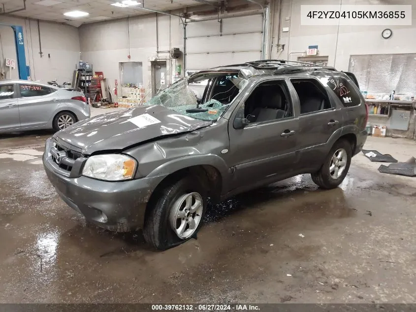 2005 Mazda Tribute S VIN: 4F2YZ04105KM36855 Lot: 39762132