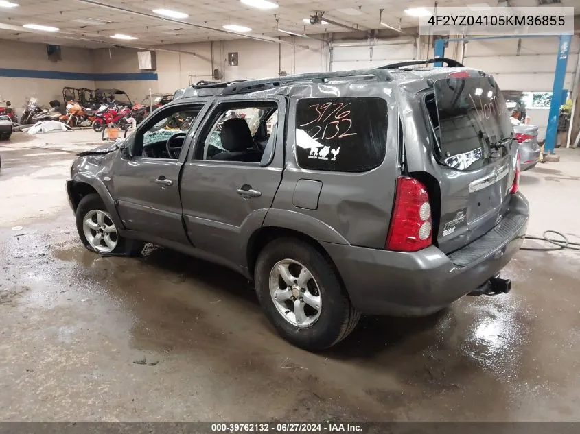 4F2YZ04105KM36855 2005 Mazda Tribute S