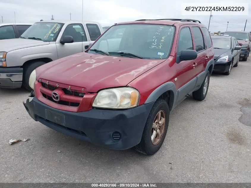 2005 Mazda Tribute I VIN: 4F2YZ02Z45KM52209 Lot: 40293166