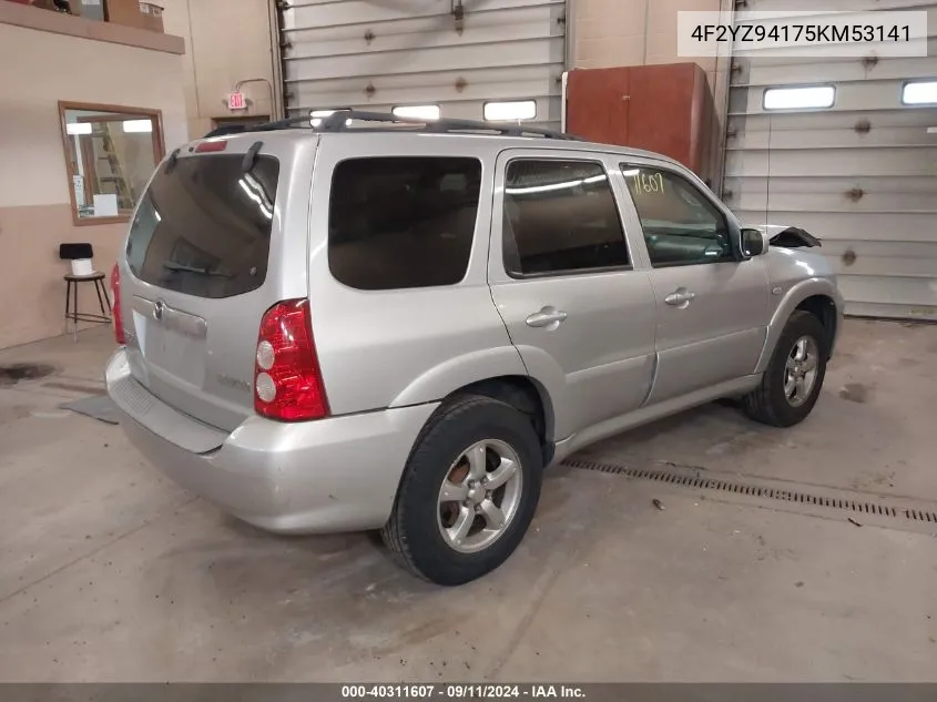 4F2YZ94175KM53141 2005 Mazda Tribute S