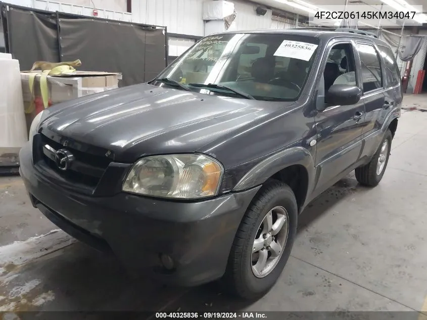 2005 Mazda Tribute S VIN: 4F2CZ06145KM34047 Lot: 40325836