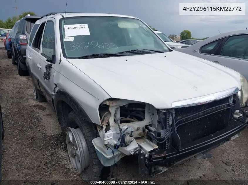 4F2YZ96115KM22772 2005 Mazda Tribute S