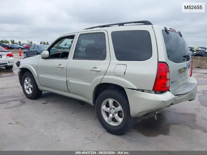 2005 Mazda Tribute S VIN: M52655 Lot: 40437234