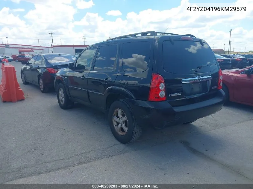 4F2YZ04196KM29579 2006 Mazda Tribute S