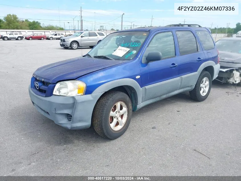 2006 Mazda Tribute I VIN: 4F2YZ02Z46KM07336 Lot: 40517220