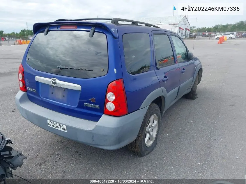 2006 Mazda Tribute I VIN: 4F2YZ02Z46KM07336 Lot: 40517220