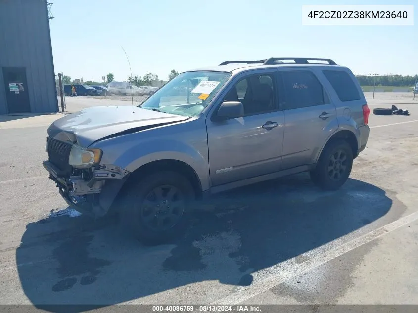 4F2CZ02Z38KM23640 2008 Mazda Tribute I Touring