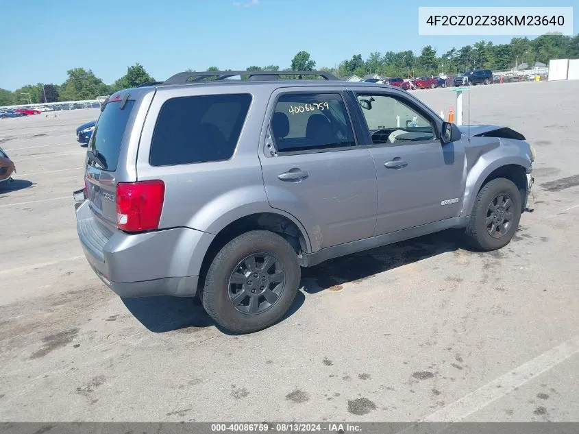 4F2CZ02Z38KM23640 2008 Mazda Tribute I Touring