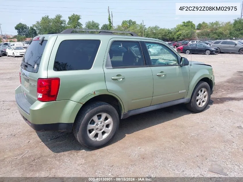 2008 Mazda Tribute I Grand Touring VIN: 4F2CZ92Z08KM02975 Lot: 40130901