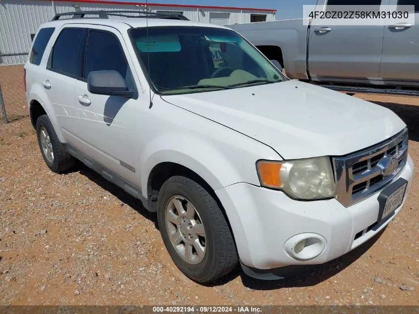 4F2CZ02Z58KM31030 2008 Mazda Tribute I Sport