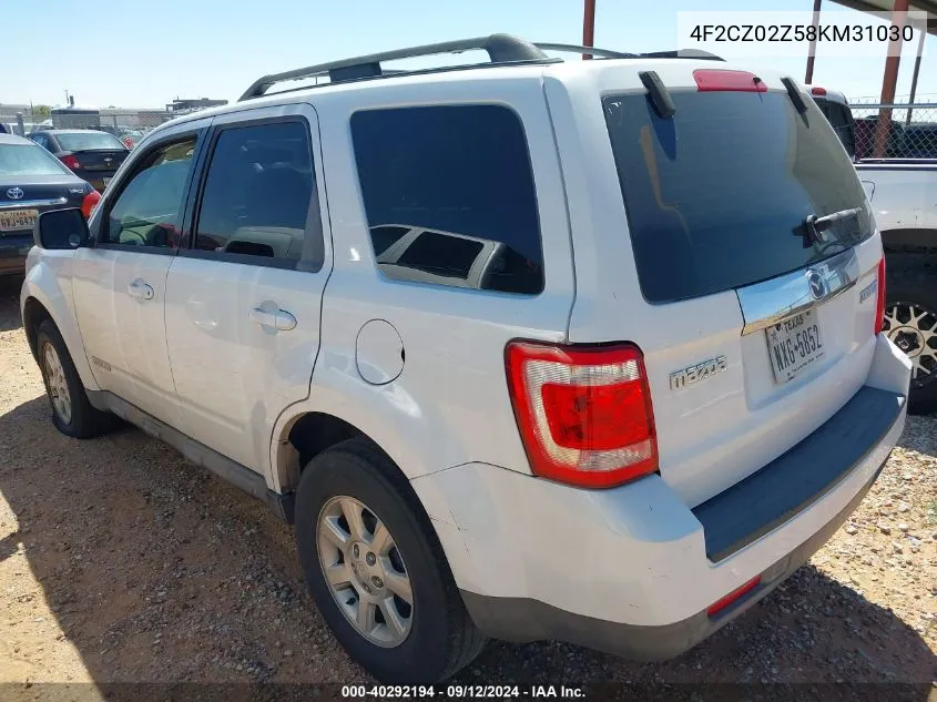 2008 Mazda Tribute I Sport VIN: 4F2CZ02Z58KM31030 Lot: 40292194