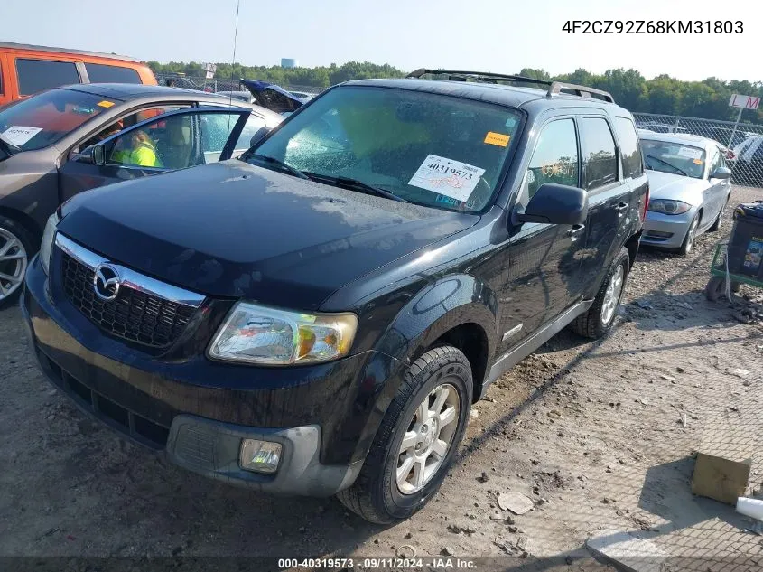 2008 Mazda Tribute I Touring VIN: 4F2CZ92Z68KM31803 Lot: 40319573