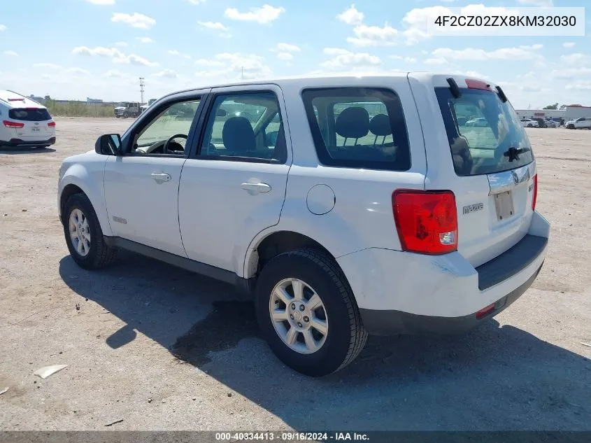 4F2CZ02ZX8KM32030 2008 Mazda Tribute I Sport