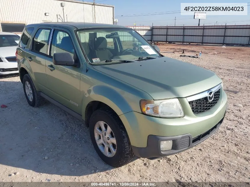 2008 Mazda Tribute I Sport VIN: 4F2CZ02Z58KM04023 Lot: 40496741