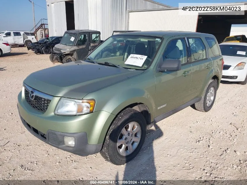 2008 Mazda Tribute I Sport VIN: 4F2CZ02Z58KM04023 Lot: 40496741