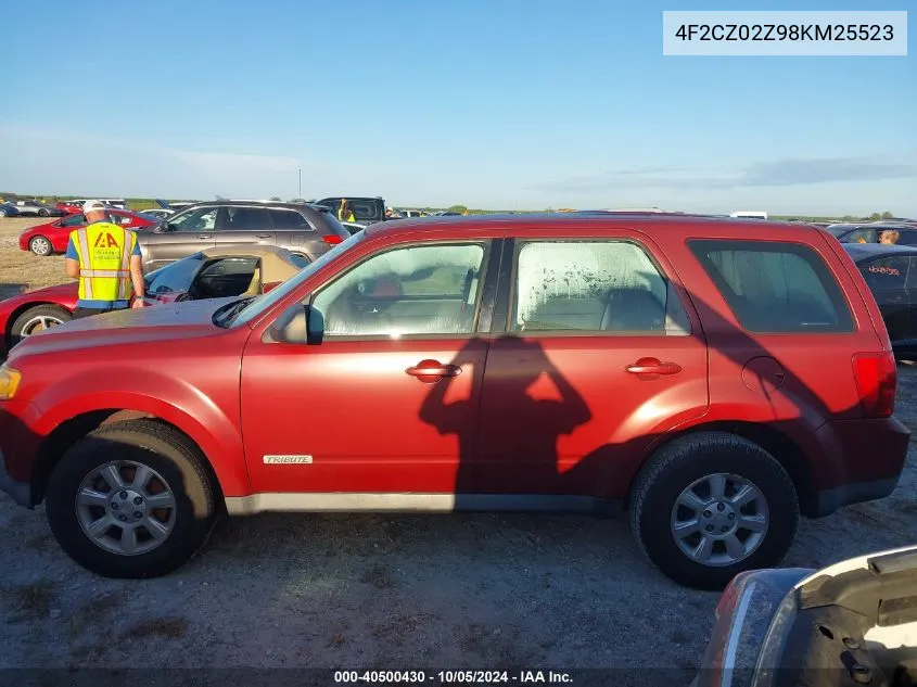 2008 Mazda Tribute I VIN: 4F2CZ02Z98KM25523 Lot: 40500430