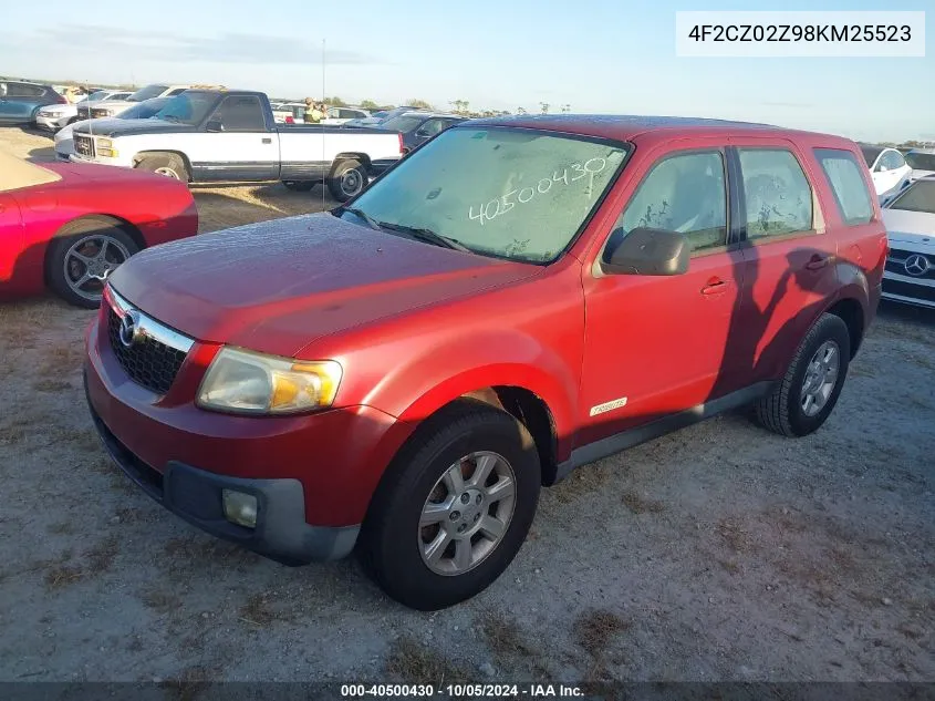 2008 Mazda Tribute I VIN: 4F2CZ02Z98KM25523 Lot: 40500430