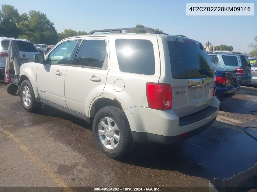 2008 Mazda Tribute I Touring VIN: 4F2CZ02Z28KM09146 Lot: 40524282