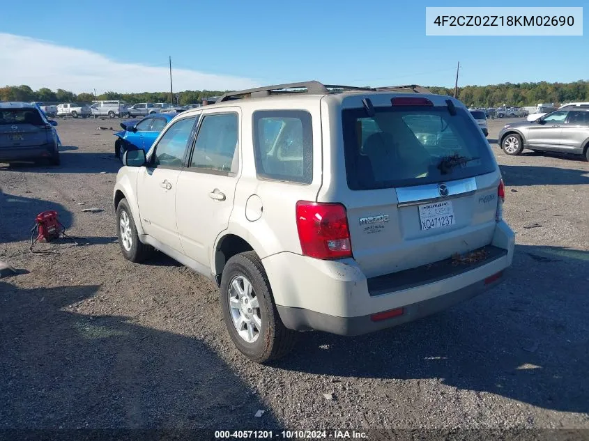 2008 Mazda Tribute I Sport VIN: 4F2CZ02Z18KM02690 Lot: 40571201