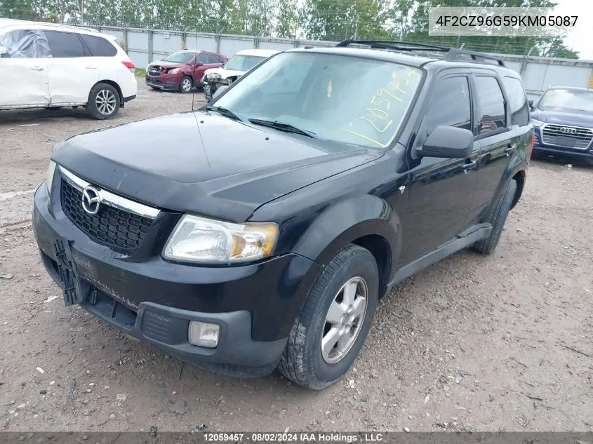 2009 Mazda Tribute S VIN: 4F2CZ96G59KM05087 Lot: 12059457