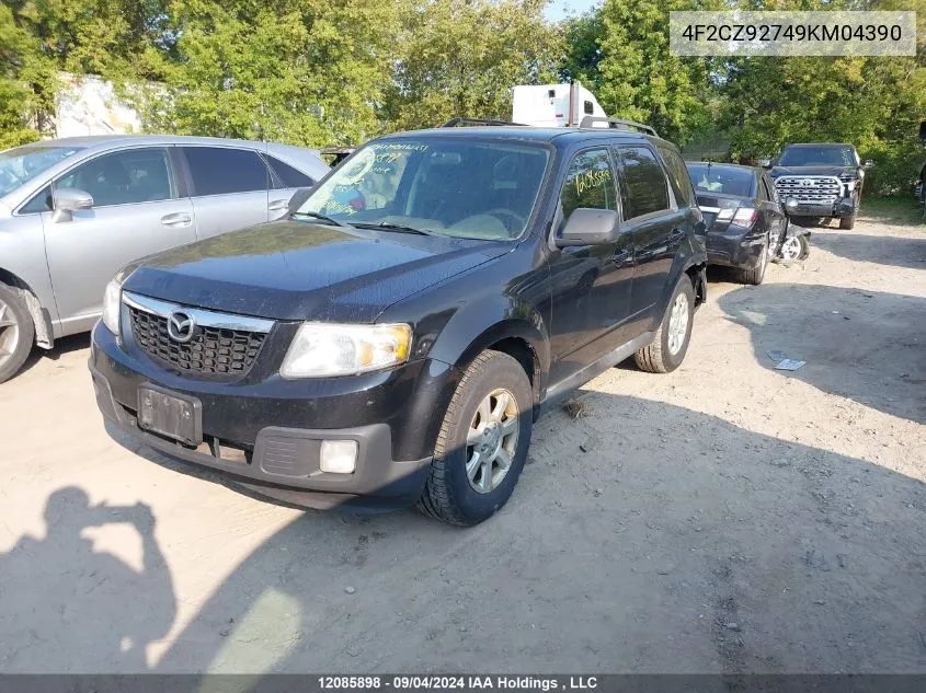 4F2CZ92749KM04390 2009 Mazda Tribute