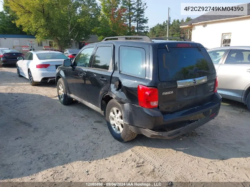 4F2CZ92749KM04390 2009 Mazda Tribute