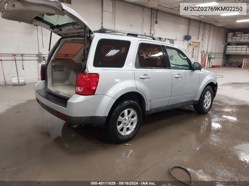 2009 Mazda Tribute I Sport VIN: 4F2CZ02769KM02250 Lot: 40111029