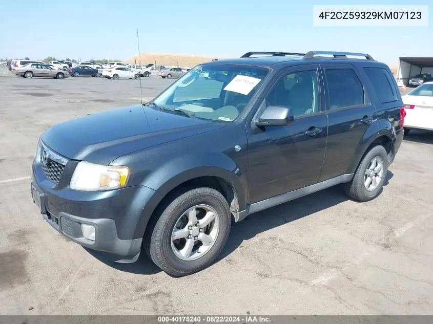 2009 Mazda Tribute Hybrid Grand Touring VIN: 4F2CZ59329KM07123 Lot: 40175240