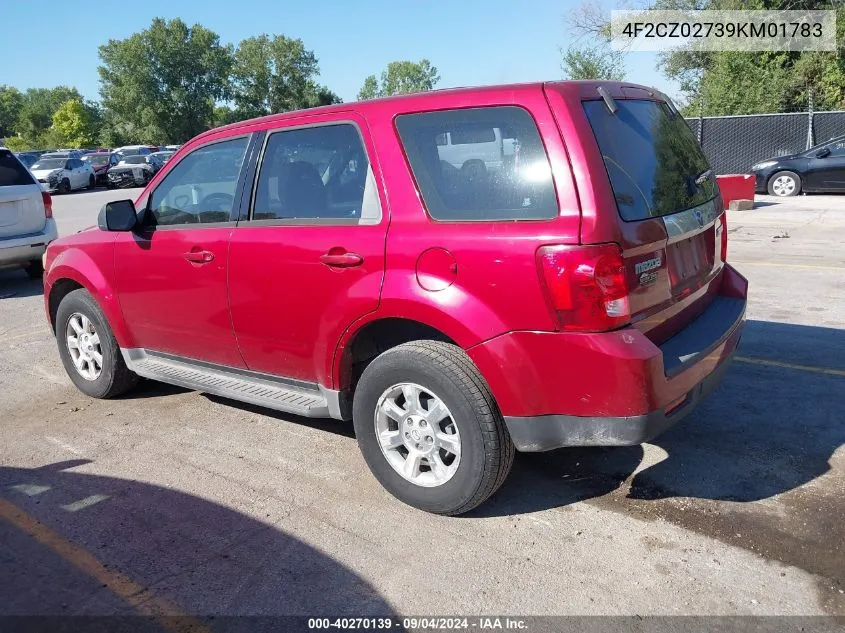 2009 Mazda Tribute I Sport VIN: 4F2CZ02739KM01783 Lot: 40270139