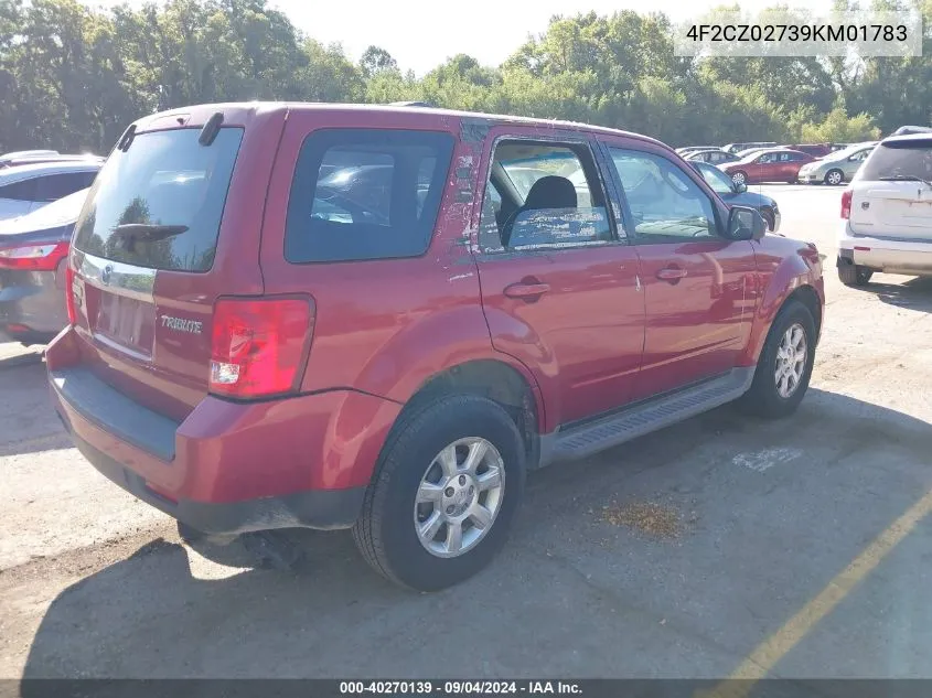 2009 Mazda Tribute I Sport VIN: 4F2CZ02739KM01783 Lot: 40270139