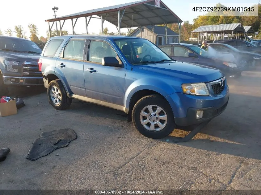 2009 Mazda Tribute I Sport VIN: 4F2CZ92739KM01545 Lot: 40678932