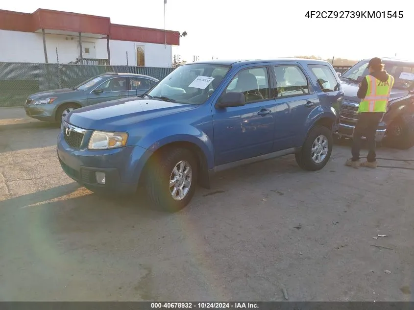 2009 Mazda Tribute I Sport VIN: 4F2CZ92739KM01545 Lot: 40678932