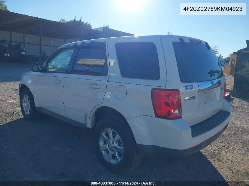 2009 Mazda Tribute I Sport VIN: 4F2CZ02789KM04923 Lot: 40837005