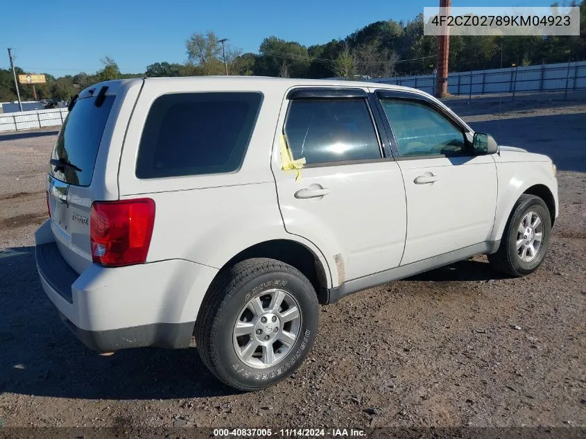 2009 Mazda Tribute I Sport VIN: 4F2CZ02789KM04923 Lot: 40837005