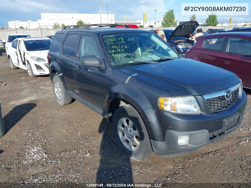 2010 Mazda Tribute VIN: 4F2CY9GG8AKM07230 Lot: 12068149