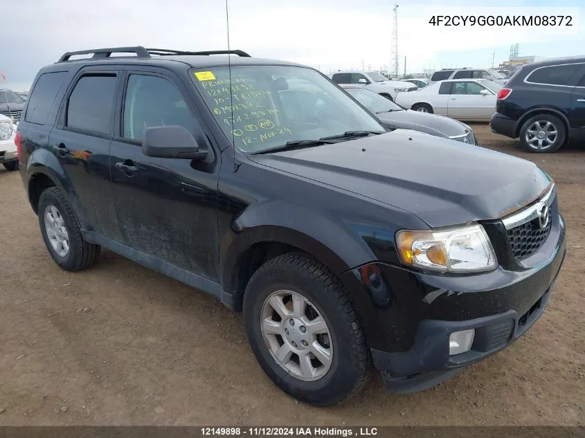 2010 Mazda Tribute S VIN: 4F2CY9GG0AKM08372 Lot: 12149898