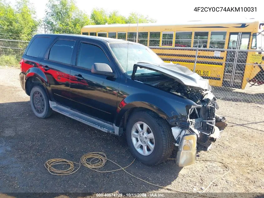 2010 Mazda Tribute I Sport VIN: 4F2CY0C74AKM10031 Lot: 40574729