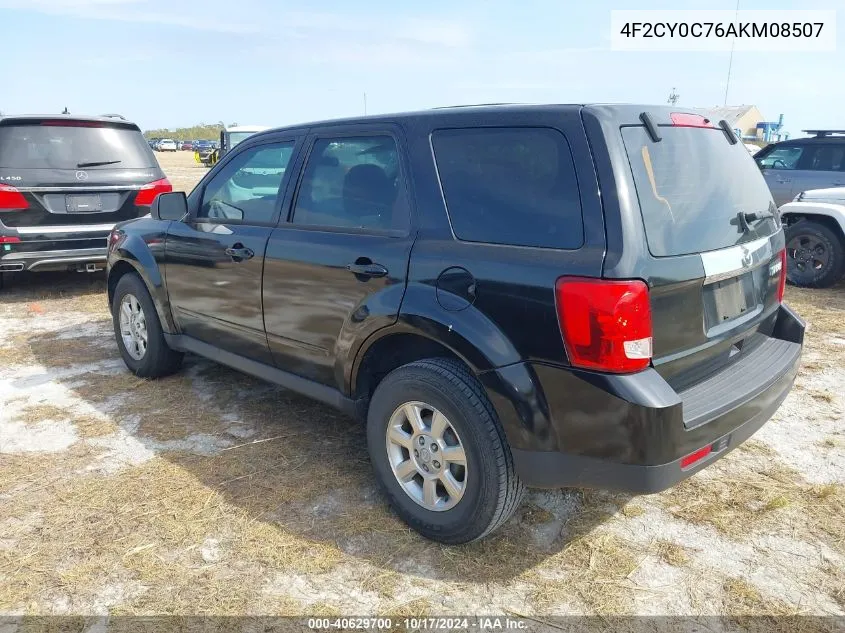 2010 Mazda Tribute I VIN: 4F2CY0C76AKM08507 Lot: 40629700