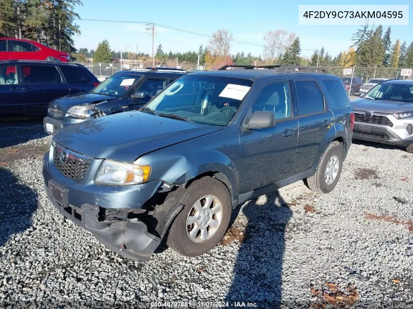 2010 Mazda Tribute I Touring VIN: 4F2DY9C73AKM04595 Lot: 40797681