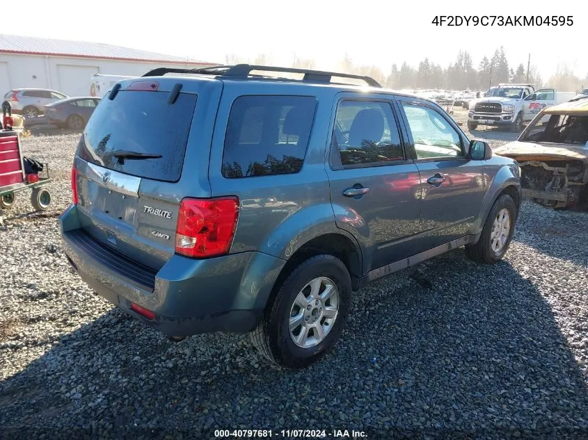 2010 Mazda Tribute I Touring VIN: 4F2DY9C73AKM04595 Lot: 40797681