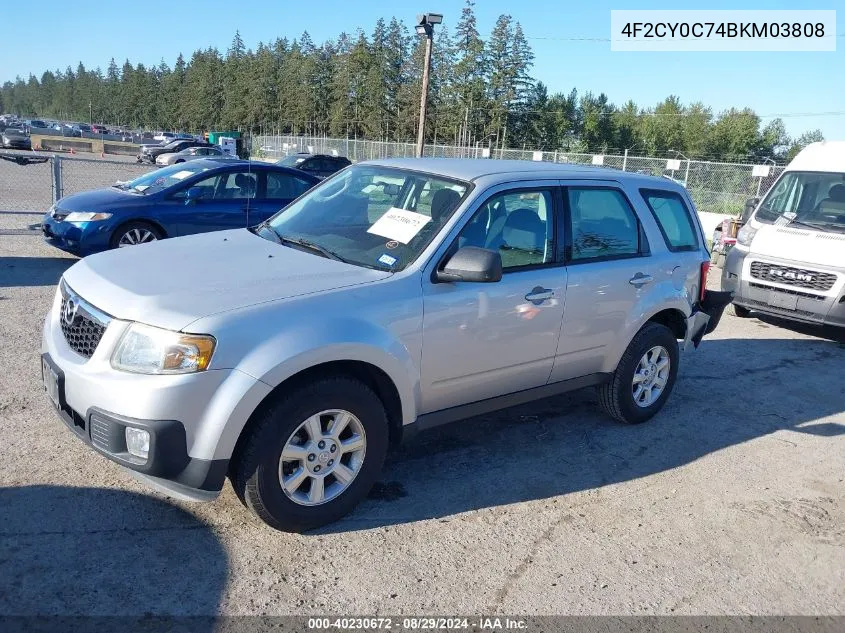 2011 Mazda Tribute I Sport VIN: 4F2CY0C74BKM03808 Lot: 40230672