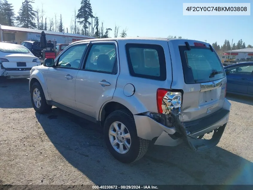 2011 Mazda Tribute I Sport VIN: 4F2CY0C74BKM03808 Lot: 40230672