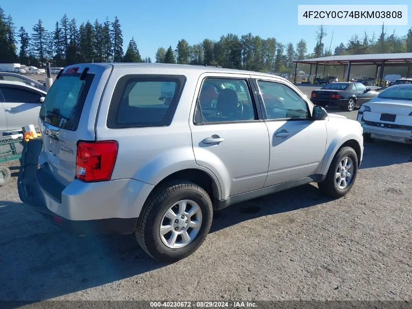 2011 Mazda Tribute I Sport VIN: 4F2CY0C74BKM03808 Lot: 40230672